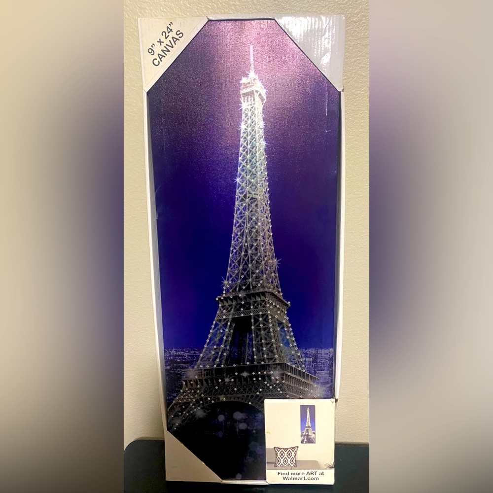 💰2/$10 NIB Paris Wall Picture From Walmart